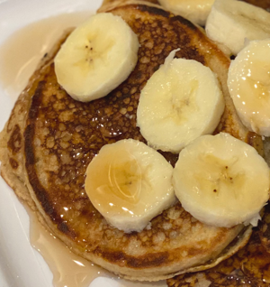 Banana Pecan Buttermilk Pancakes thumbnail