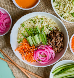 Veggie Packed Korean Style Beef Bowl thumbnail