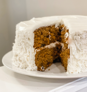 Gluten-Free Carrot Cake with Whipped Cream Cheese Frosting thumbnail