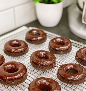 Triple Chocolate Mochi Donuts thumbnail