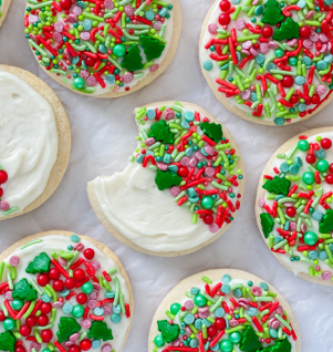 Gluten Free Frosted Cream Cheese Sugar Cookies thumbnail
