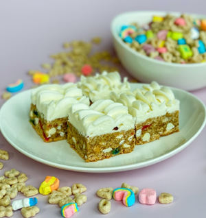 Lucky Charm Frosted Cookie Bars thumbnail
