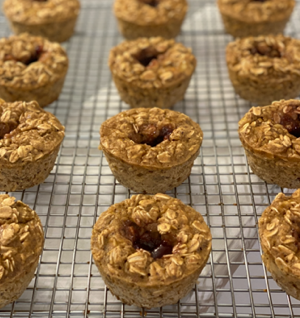 PB&J Oatmeal Protein Muffins thumbnail