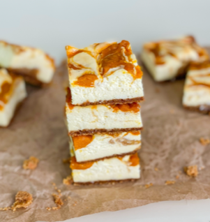 Pumpkin Swirl Cheesecake Bars thumbnail